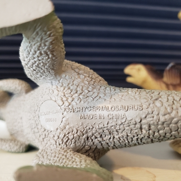 Lot of 5 Vintage Solid Hard Plastic Dinosaur Toys Figurines Figures Children Kid - Picture 15 of 15